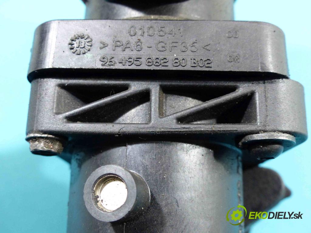 Ford Focus Mk2 2004-2011 1.6 TDCI 90 HP manual 66 kW 1600 cm3  Škrtiaca klapka 9649588280 (Škrtiace klapky)