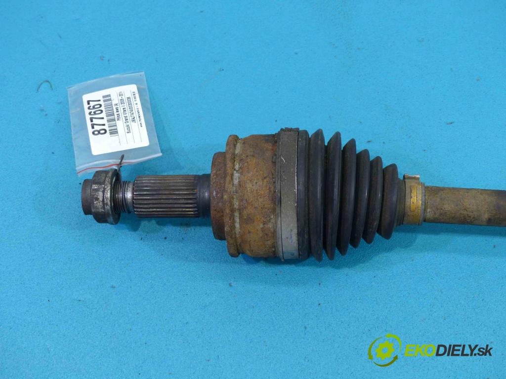 Suzuki Grand Vitara II 2005-2014 1.6 16V - 106 HP manual 78 kW 1586 cm3  Poloos ľavá strana  (Poloosy)