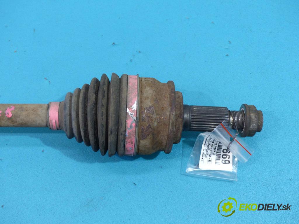 Suzuki Grand Vitara II 2005-2014 1.6 16V - 106 HP manual 78 kW 1586 cm3  Poloos pravá  (Poloosy)