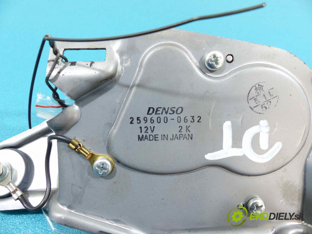 Suzuki Grand Vitara II 2005-2014 1.6 16V - 106 hp manual 78 kW 1586 cm3  motor stěrače zadní část 259600-0632