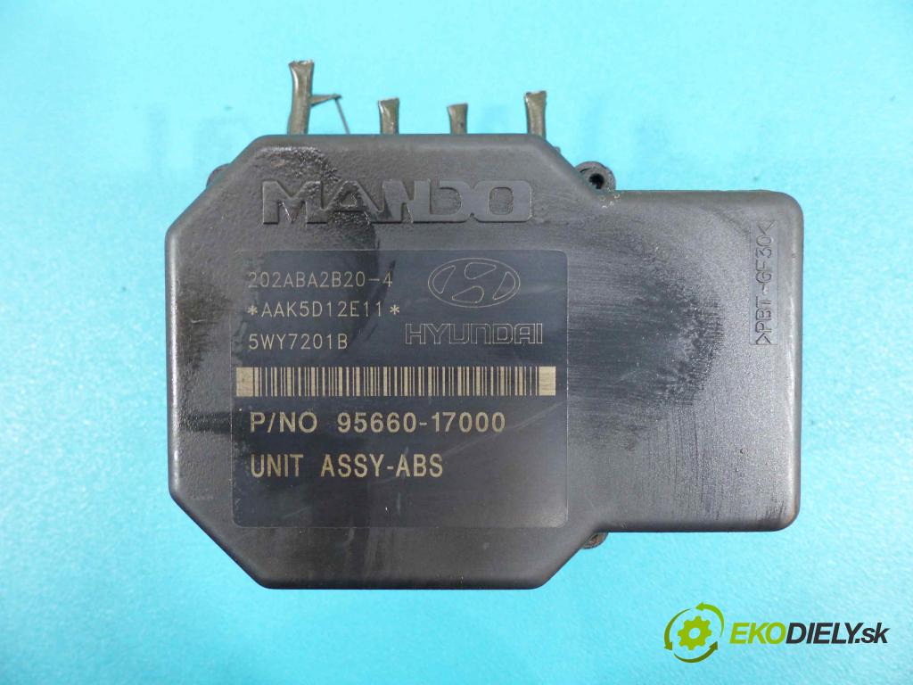 Hyundai Matrix 1.5 CRDi 102 HP manual 75 kW 1493 cm3  Pumpa ABS 95660-17000 (Pumpy ABS)