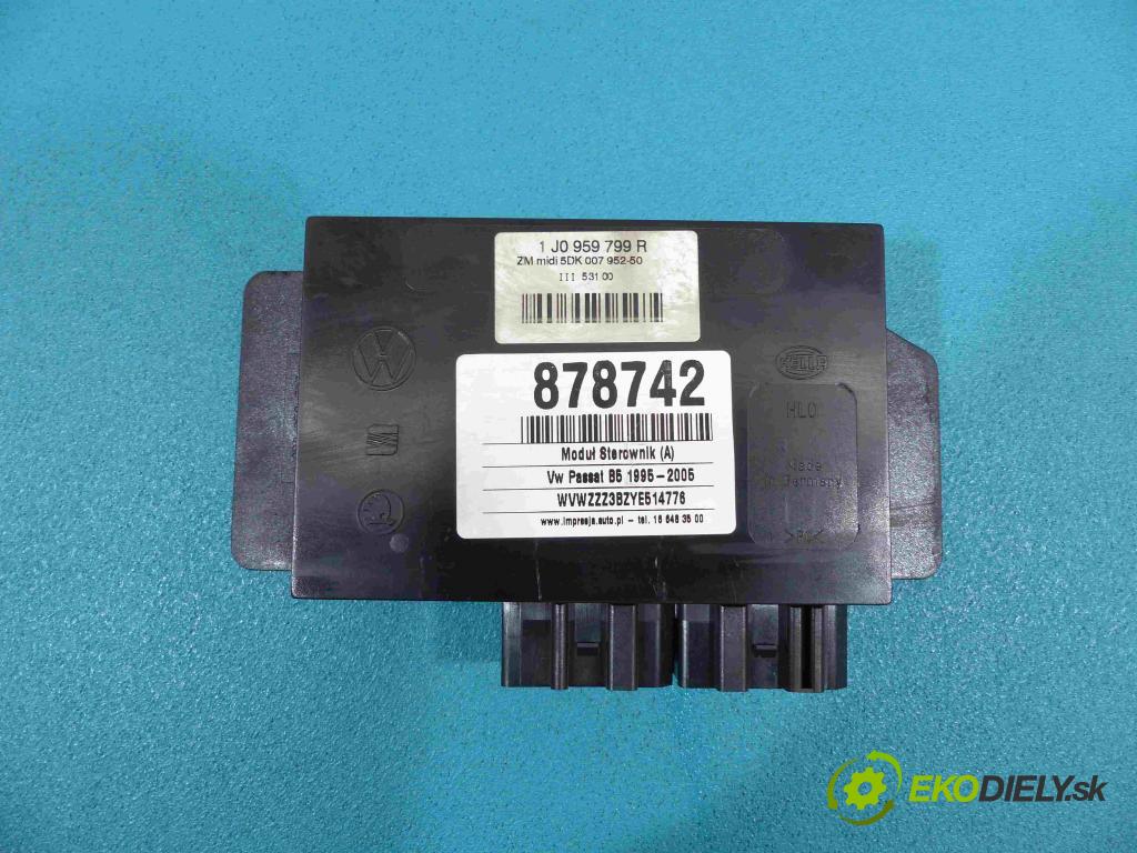 Vw Passat B5 1995-2005 1.9 TDI 90 HP manual 66 kW 1896 cm3  Modul Riadiaca jednotka 1J0959799R (Ostatné)