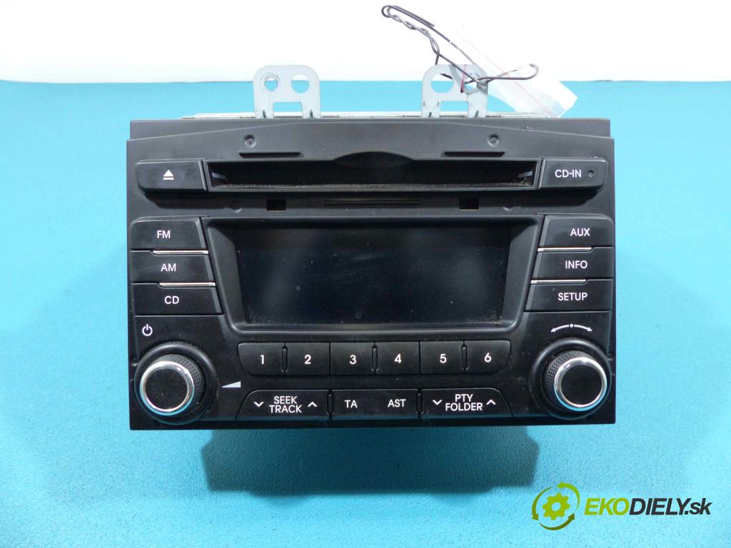 Kia Optima III 2010-2015 1.7 CRDi 136 HP manual 100 kW 1685 cm3  RADIO 96170-2T350CA (Audio zariadenia)