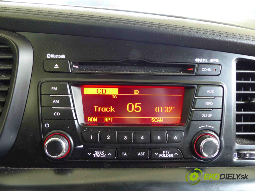 Kia Optima III 2010-2015 1.7 CRDi 136 HP manual 100 kW 1685 cm3  RADIO 96170-2T350CA (Audio zariadenia)