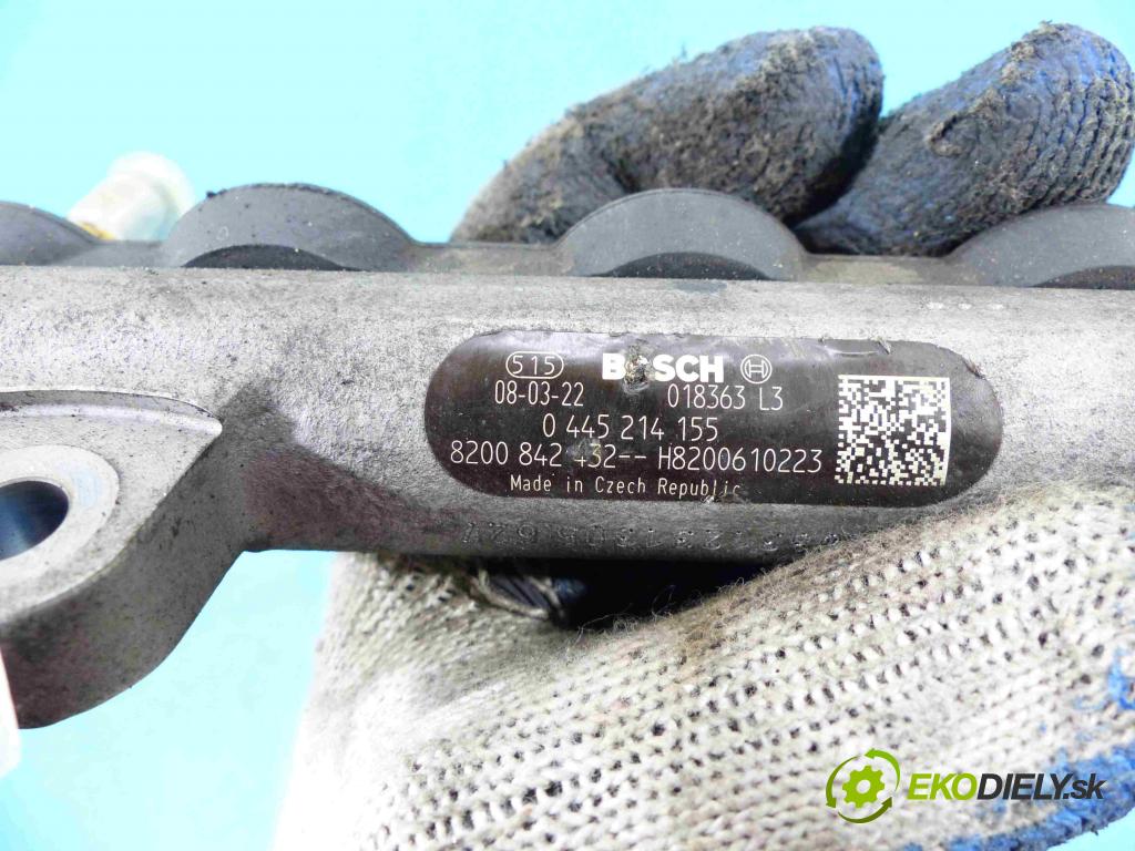 Renault Laguna III 2007-2015 2.0 DCI 150 HP automatic 110 kW 1995 cm3  Lišta vstrekovacia 0445214155 (Vstrekovacie lišty)