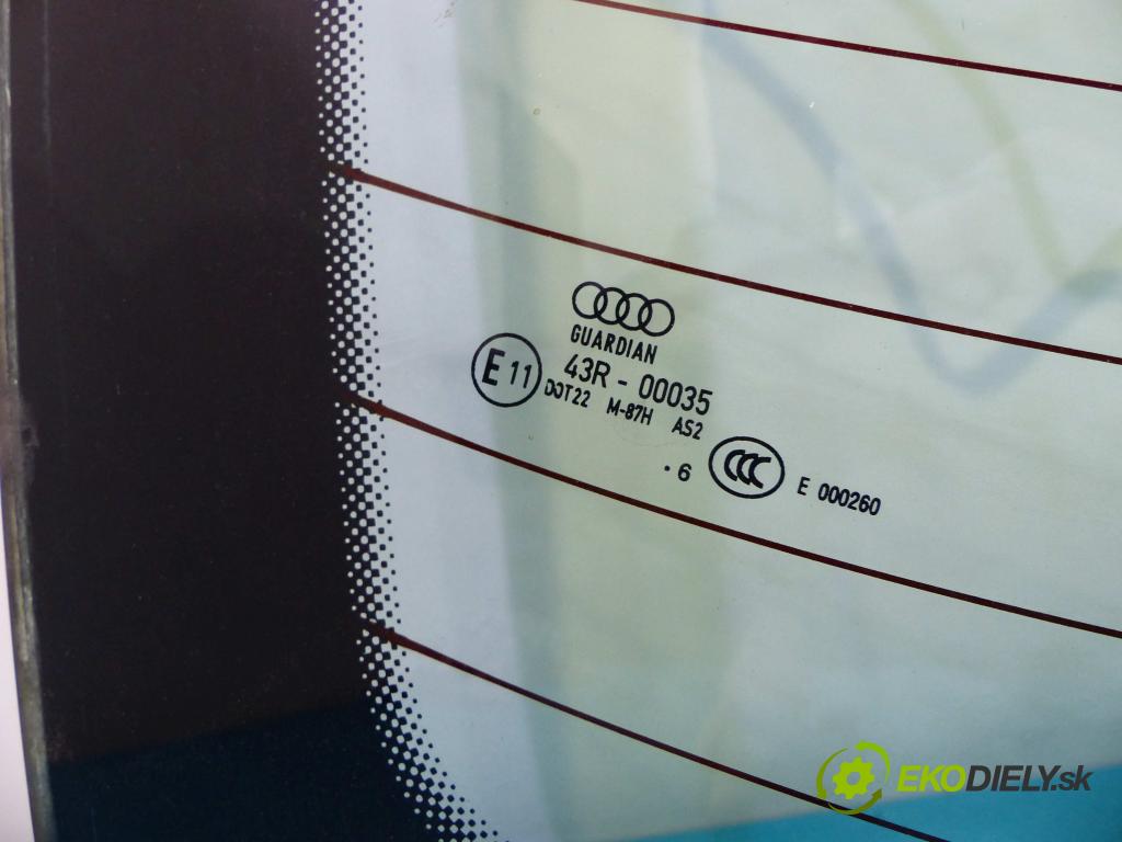 Audi A8 D3 2002-2009 4,2.0 TDI 326km automatic 240 kW 4134 cm3  okno zadní část  (Okna zadní)