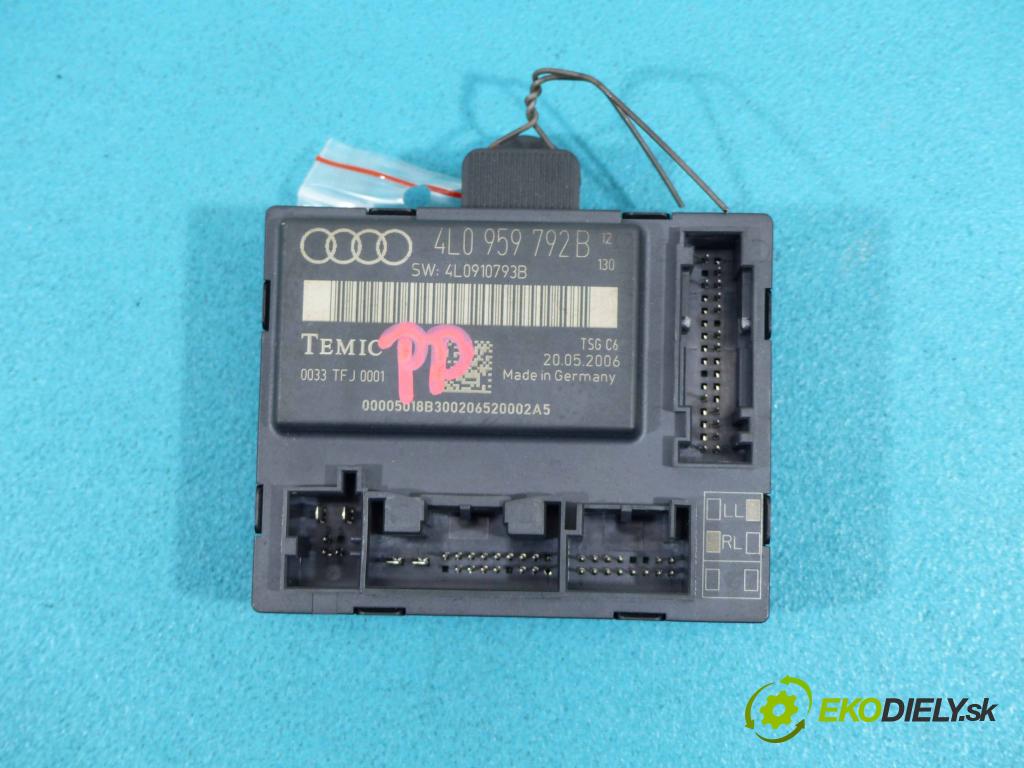 Audi Q7 2005-2015 3.0 TDI automatic 171 kW 2967 cm3  Modul Riadiaca jednotka 4L0959792B (Ostatné)
