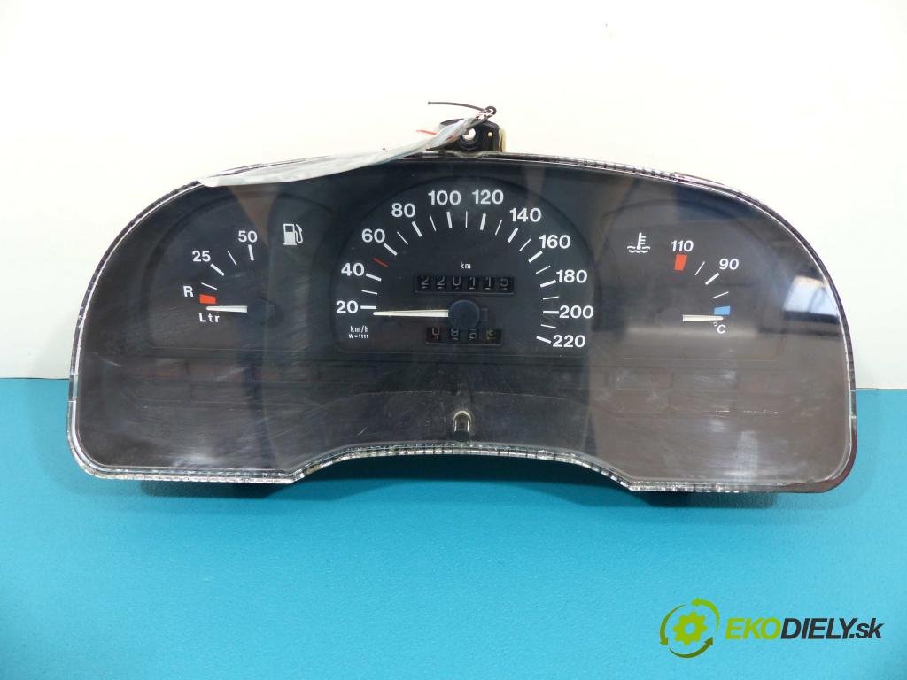 Opel Astra I 1991-2002 1.6 - 75 HP manual 55 kW 1598 cm3  Prístrojovka 25063571 (Prístrojové dosky, displeje)