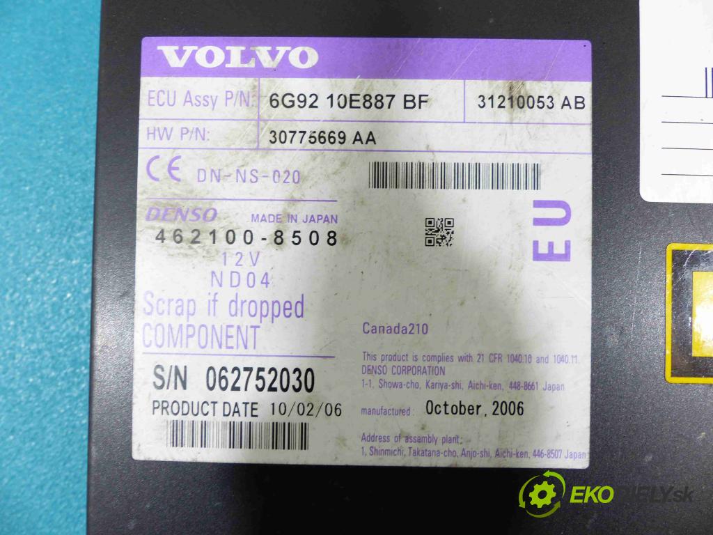 Volvo S80 II 2006- 2.4 d5 185 HP automatic 136 kW 2400 cm3  Navigácia 30775669AA (GPS navigácie)