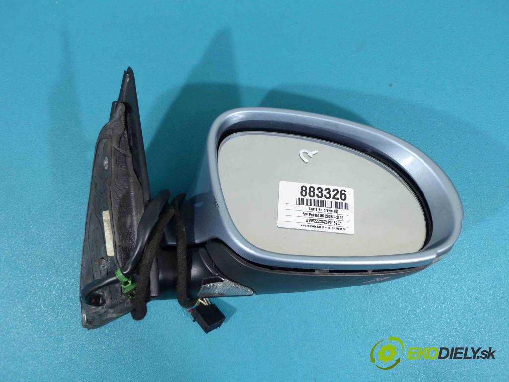 Vw Passat B6 2005-2010 2.0 TDI 140 HP manual 103 kW 1968 cm3  Spätné zrkadlo pravé  (Ostatné)