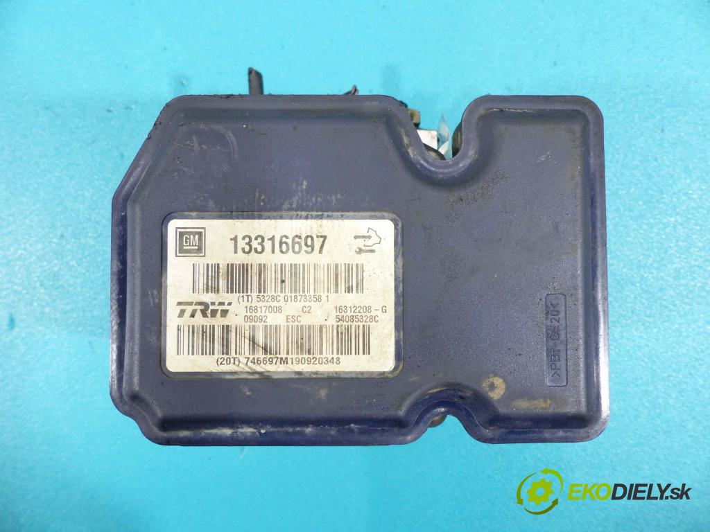Opel Insignia 08-17 2.0 CDTI 110 HP manual 81 kW 1956 cm3  Pumpa ABS 13316697 (Pumpy ABS)