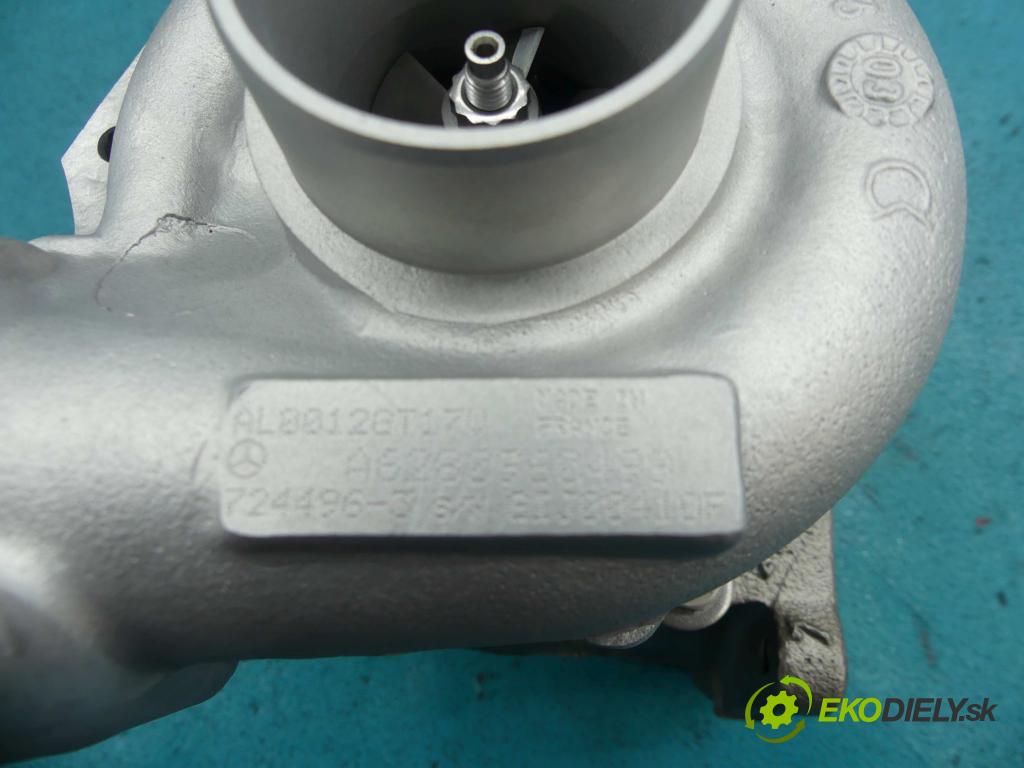 Mercedes S W220 1998-2005 4.0 CDI 260 hp automatic 191 kW 3996 cm3 4- turbo 724496-3 (Turbodúchadla (kompletní))