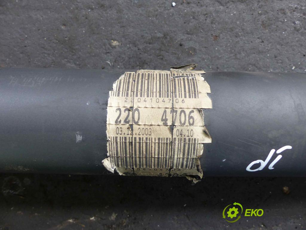 Mercedes S W220 1998-2005 4.0 CDI 260 HP automatic 191 kW 3996 cm3  Kardaň, hriadeľ hnací 2204104706 (Kardaňové hriadele)