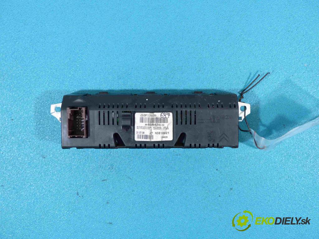 Peugeot 407 2.0 HDI 136hp manual 100 kW 1997 cm3  Displej 9664644280 (Přístrojové desky, displeje)