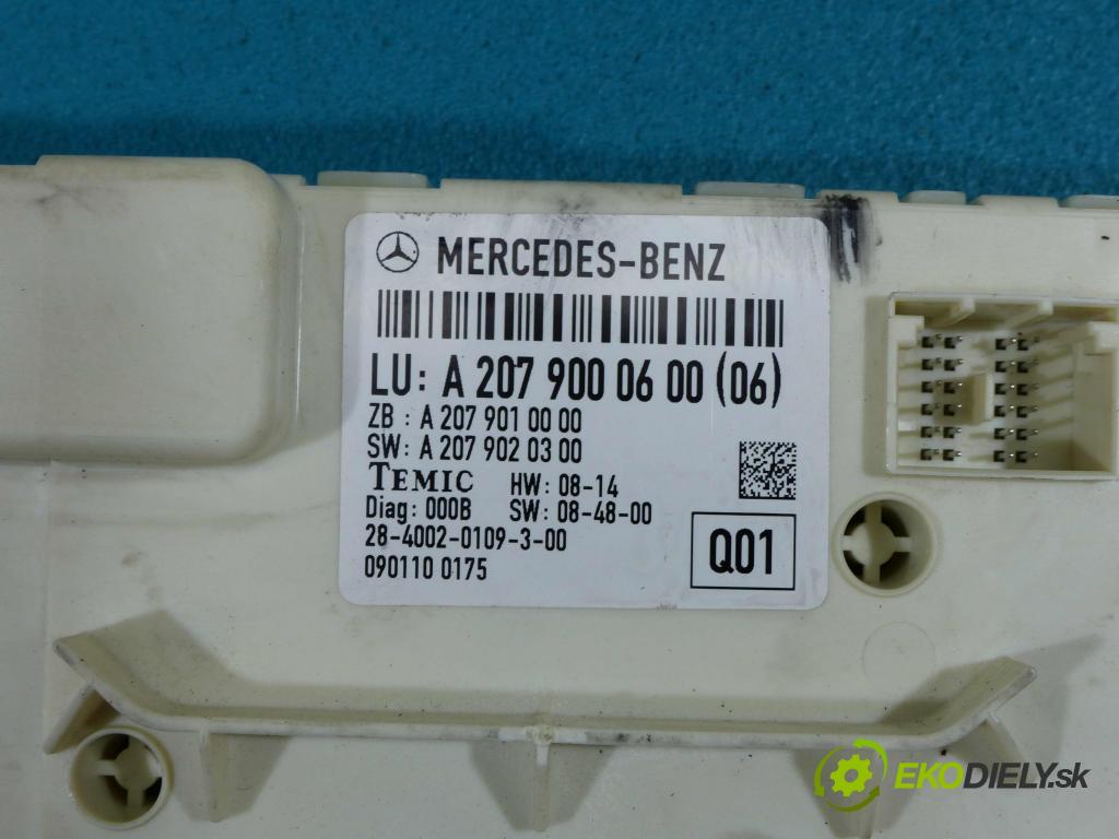 Mercedes E C207/ A207 3.5 CGI 292km automatic 215 kW 3498 cm3 2- Modul Riadiaca jednotka A2079000600 (Ostatné)