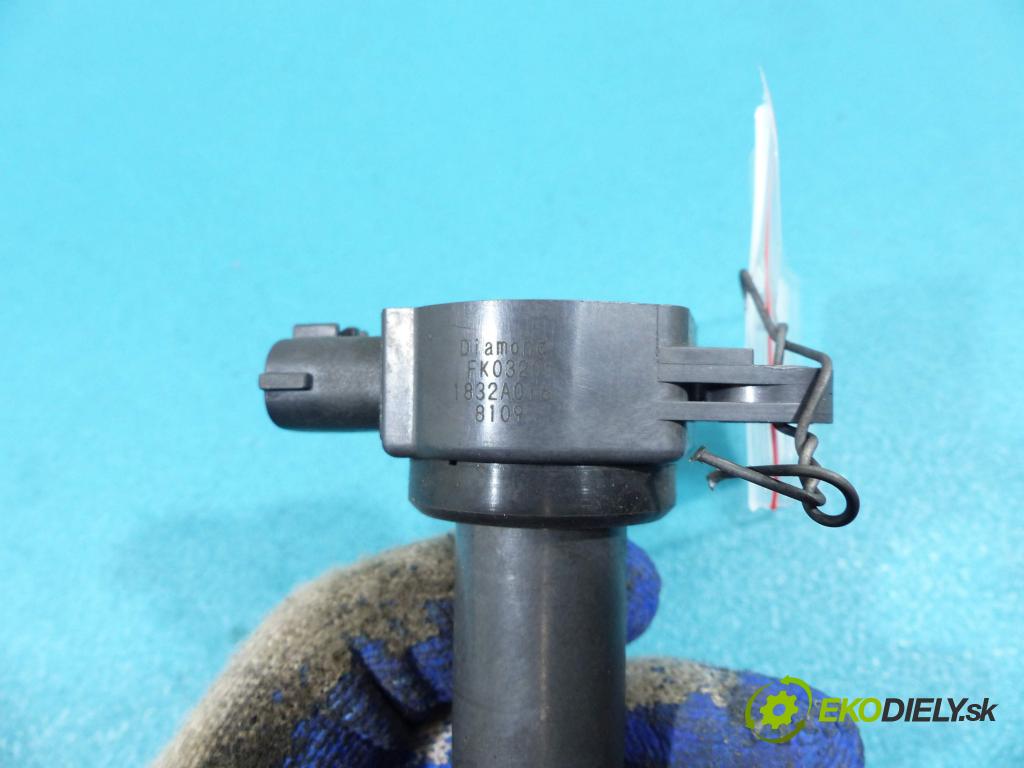 Mitsubishi Lancer VIII 2007-2016 2.0 16V 152km automatic 112 kW 1998 cm3  Cievka zapaľovacia 1832A016 (Zapaľovacie cievky, moduly)