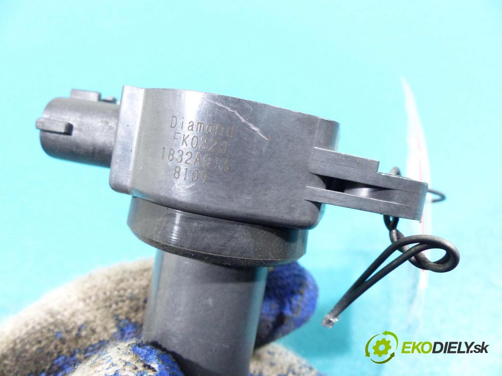 Mitsubishi Lancer VIII 2007-2016 2.0 16V 152km automatic 112 kW 1998 cm3  Cievka zapaľovacia 1832A016 (Zapaľovacie cievky, moduly)