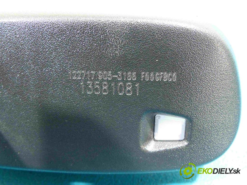 Opel Astra V  2015- 1.6 TB 200 hp manual 147 kW 1598 cm3  zpětné zrcátko vnitřní 13581081 (Světla vnitřní)