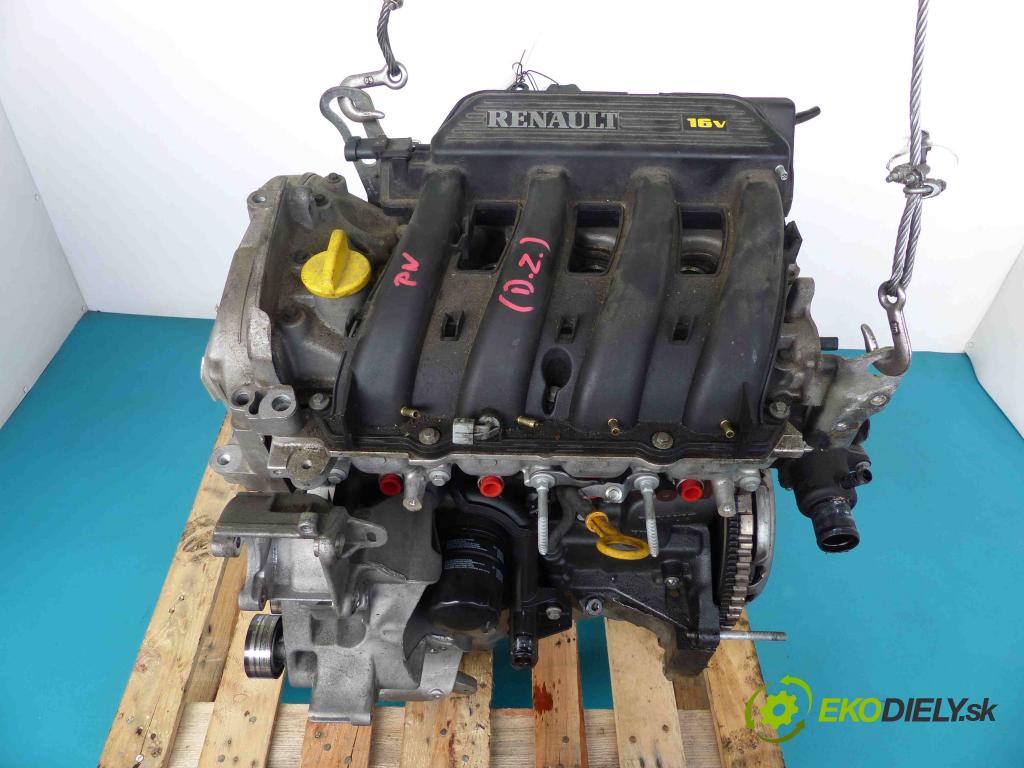 Dacia Duster I 2010-2018 1.6 16V 105 HP manual 77 kW 1598 cm3  Motor benz. K4M A606