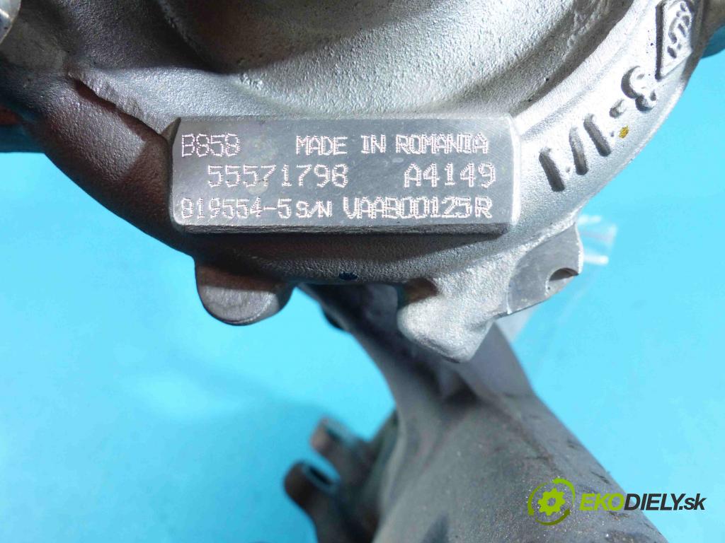 Opel Astra V  2015- 1.6 TB (b16sht) 200 HP manual 147 kW 1598 cm3 5- Turbodúchadlo,turbo 55571798 (Turbodúchadlá (kompletné))