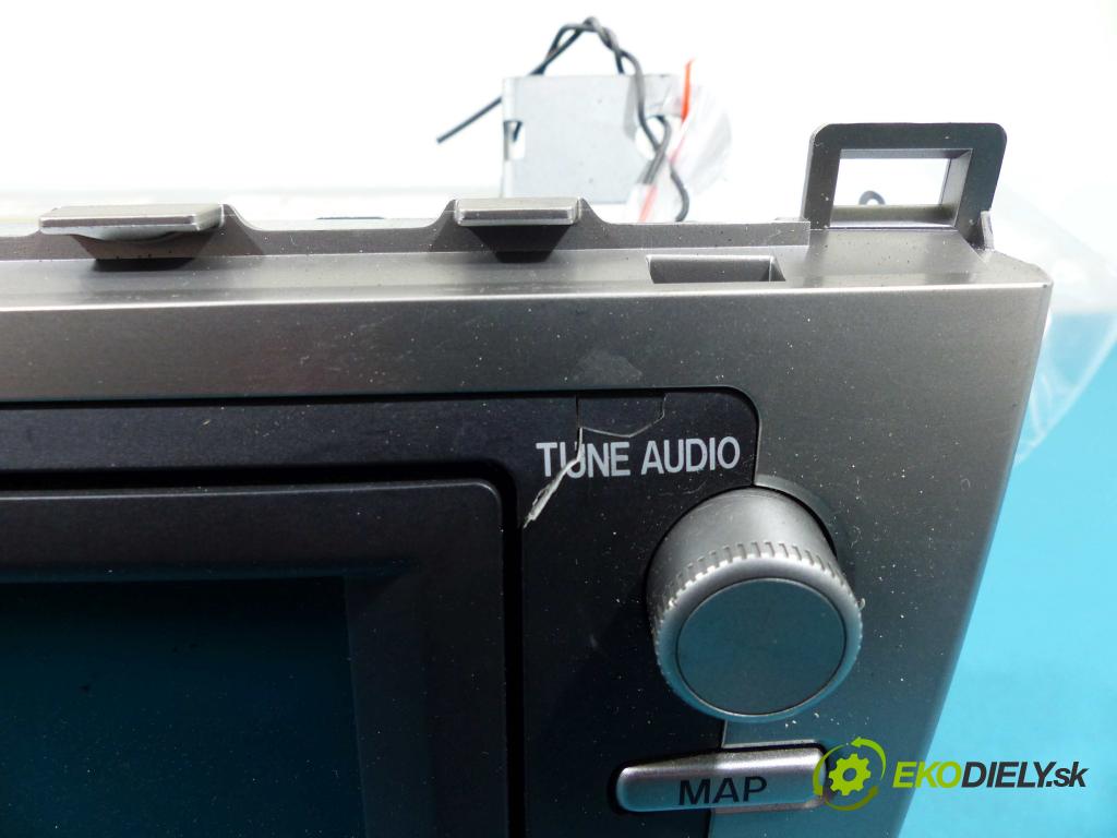 Mazda 6 II GH 2007-2012 2.0 citd 140 HP manual 103 kW 1998 cm3  RADIO GS1D66DV0A (Audio zariadenia)