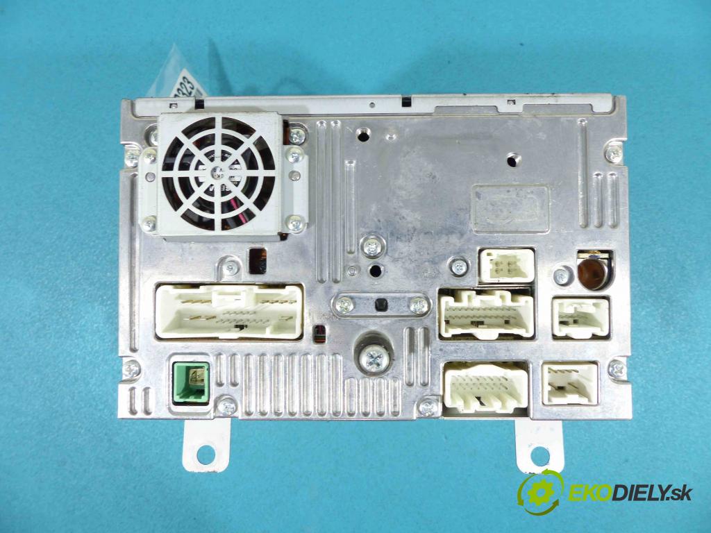 Mazda 6 II GH 2007-2012 2.0 citd 140 HP manual 103 kW 1998 cm3  RADIO GS1D66DV0A (Audio zariadenia)