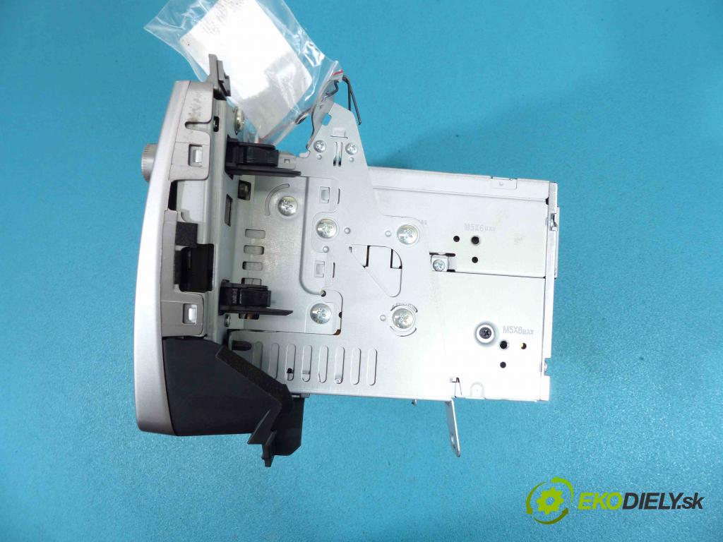 Mazda 6 II GH 2007-2012 2.0 citd 140 HP manual 103 kW 1998 cm3  RADIO GS1D66DV0A (Audio zariadenia)