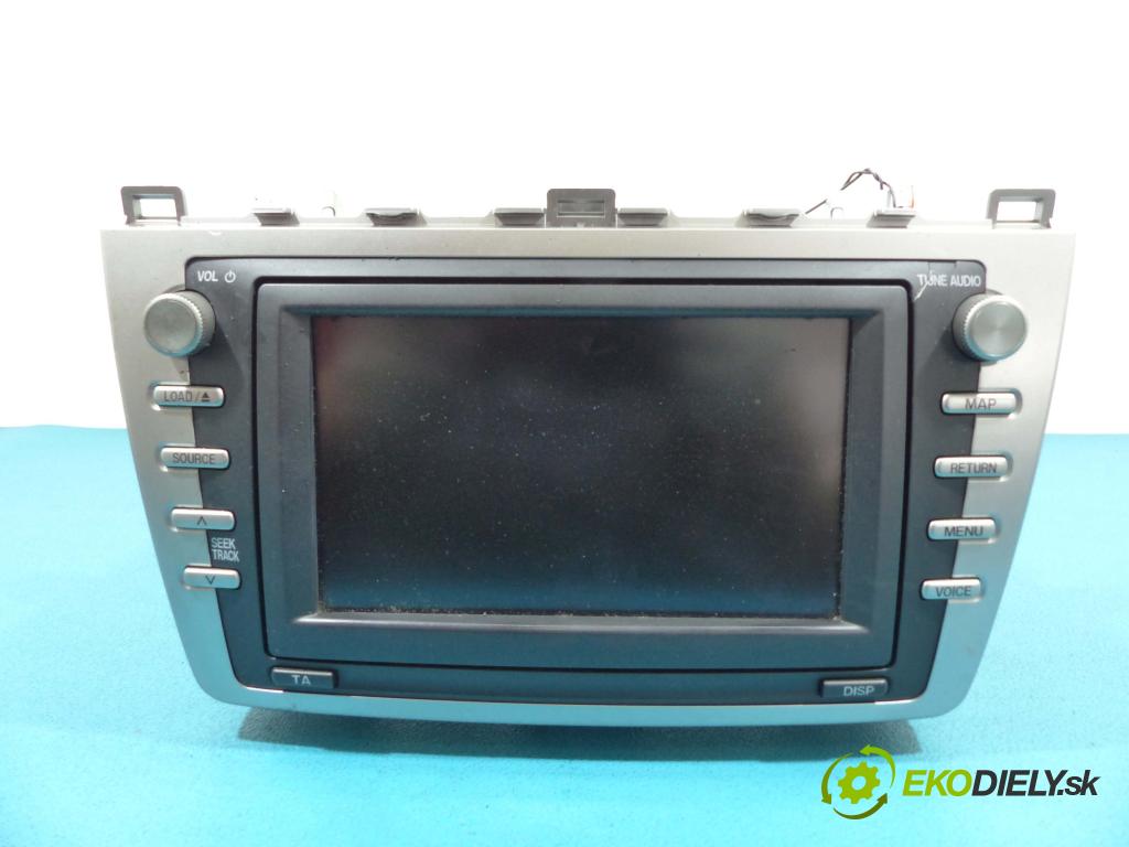 Mazda 6 II GH 2007-2012 2.0 citd 140 HP manual 103 kW 1998 cm3  RADIO GS1D66DV0A (Audio zariadenia)