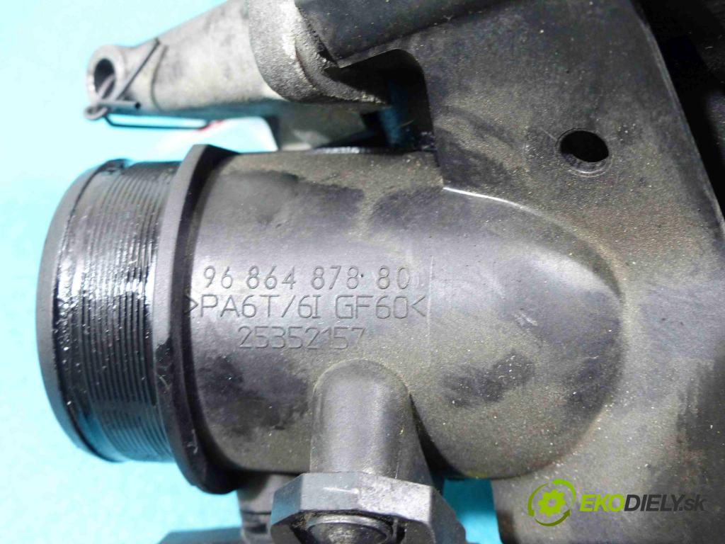 Ford Focus Mk2 2004-2011 1.6 TDCI 109 HP manual 80 kW 1560 cm3  Škrtiaca klapka 9686487880 (Škrtiace klapky)