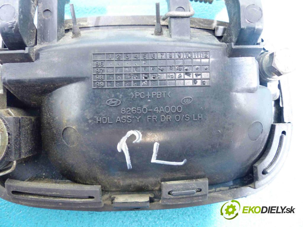 Hyundai H1 2.5 TD 80 HP manual 59 kW 2476 cm3 5- Kľučka predný ľavá strana vonkajšia 82650-4A000 (Vonkajšie predné ľavé)