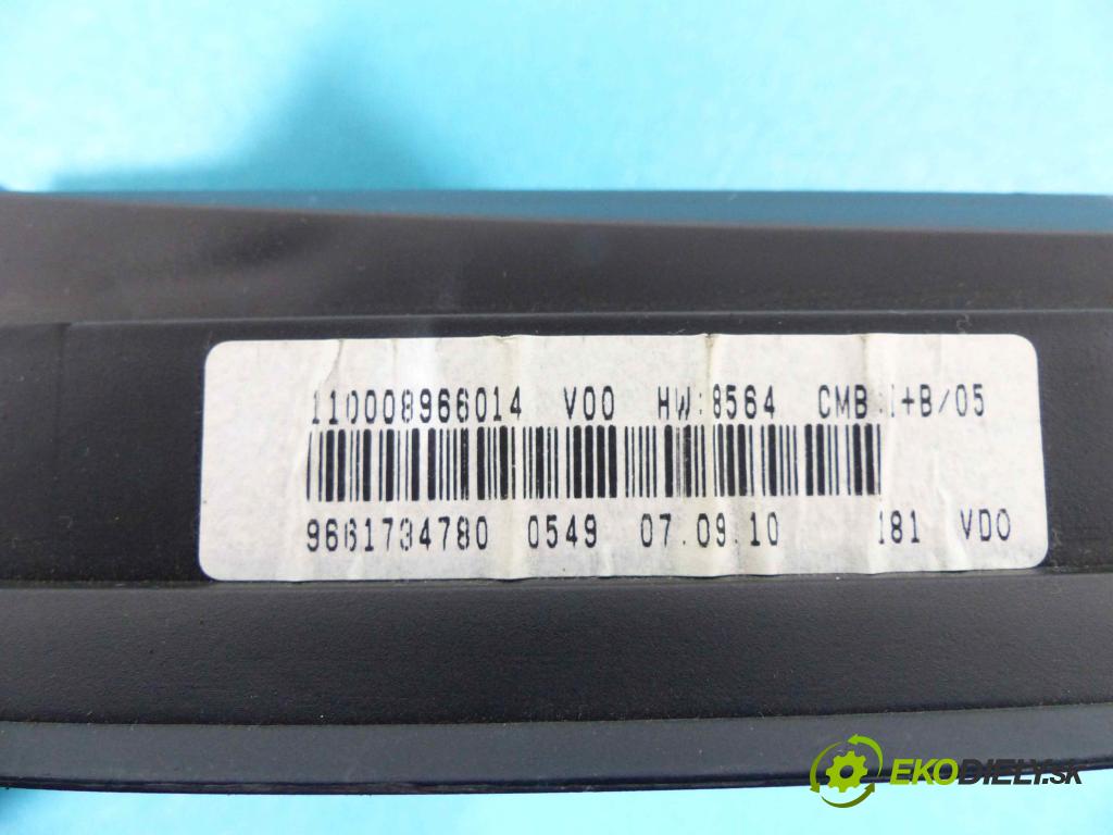 Citroen Xsara Picasso 1.6 HDI 90 hp manual 66,2 kW 1560 cm3  prístrojovka 9661734780 (Přístrojové desky, displeje)