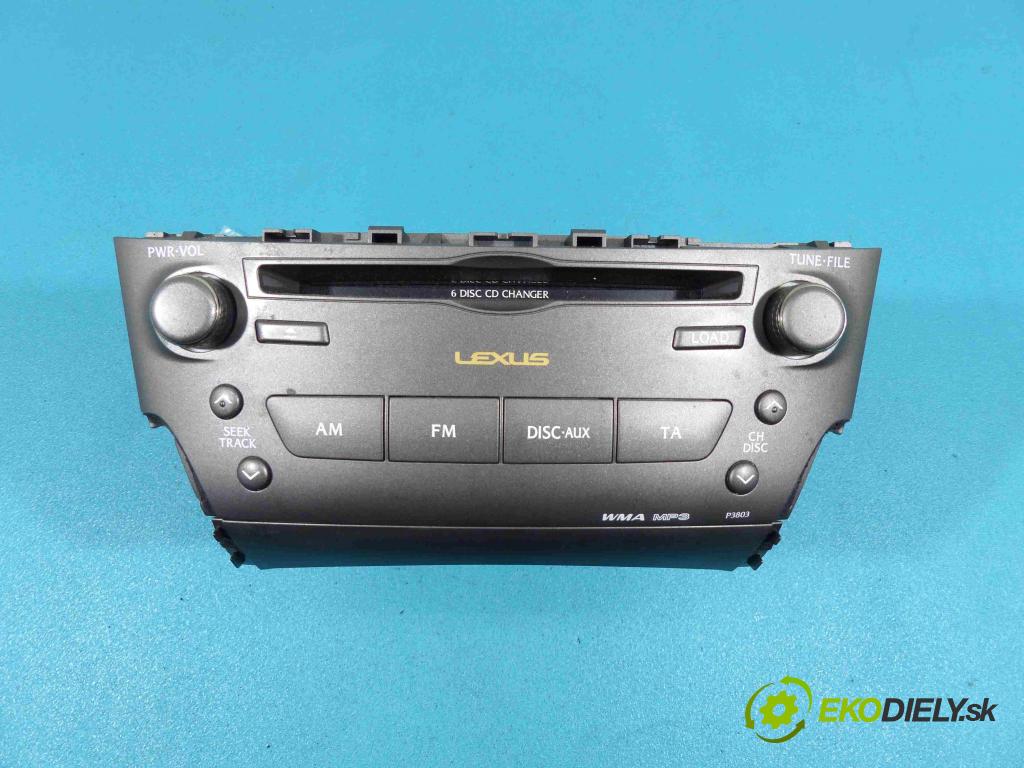 Lexus IS  II 2005-2013 2.2d 177 HP manual 130 kW 2231 cm3  RADIO 86120-53400 (Audio zariadenia)