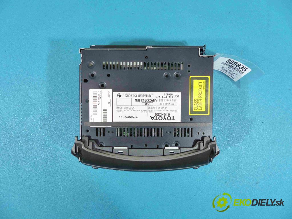 Lexus IS  II 2005-2013 2.2d 177 HP manual 130 kW 2231 cm3  RADIO 86120-53400 (Audio zariadenia)