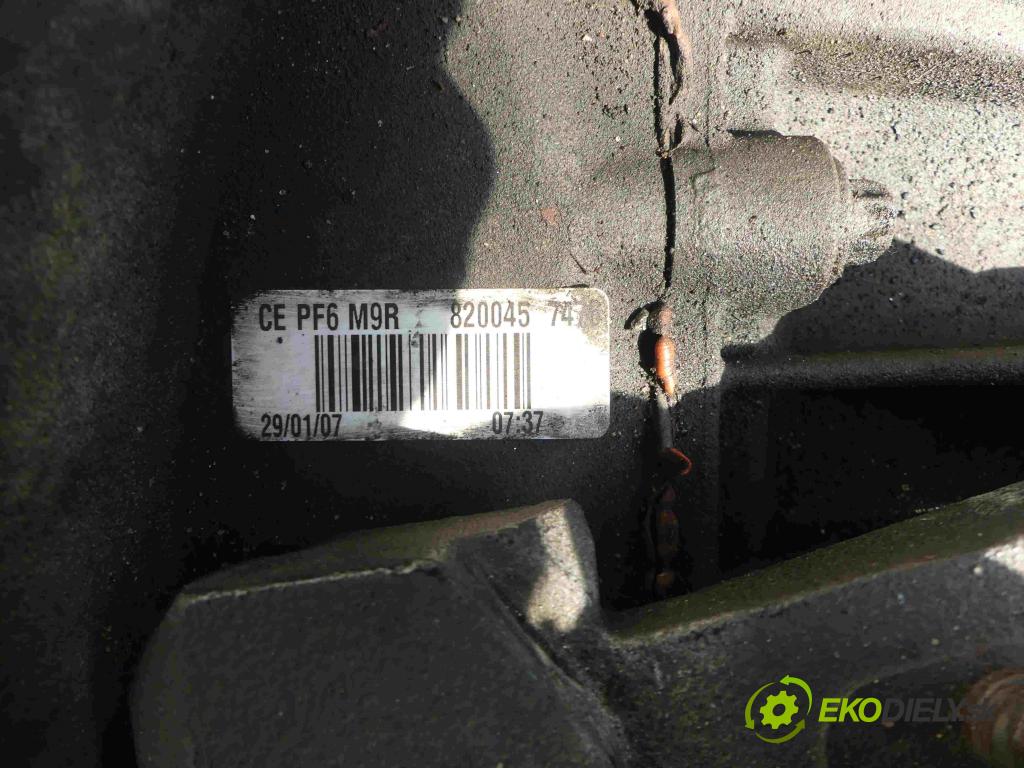 Opel Vivaro 2001-2014 2.0 CDTI 114 HP manual 84 kW 1995 cm3  Prevodovka - manuálne PF6010