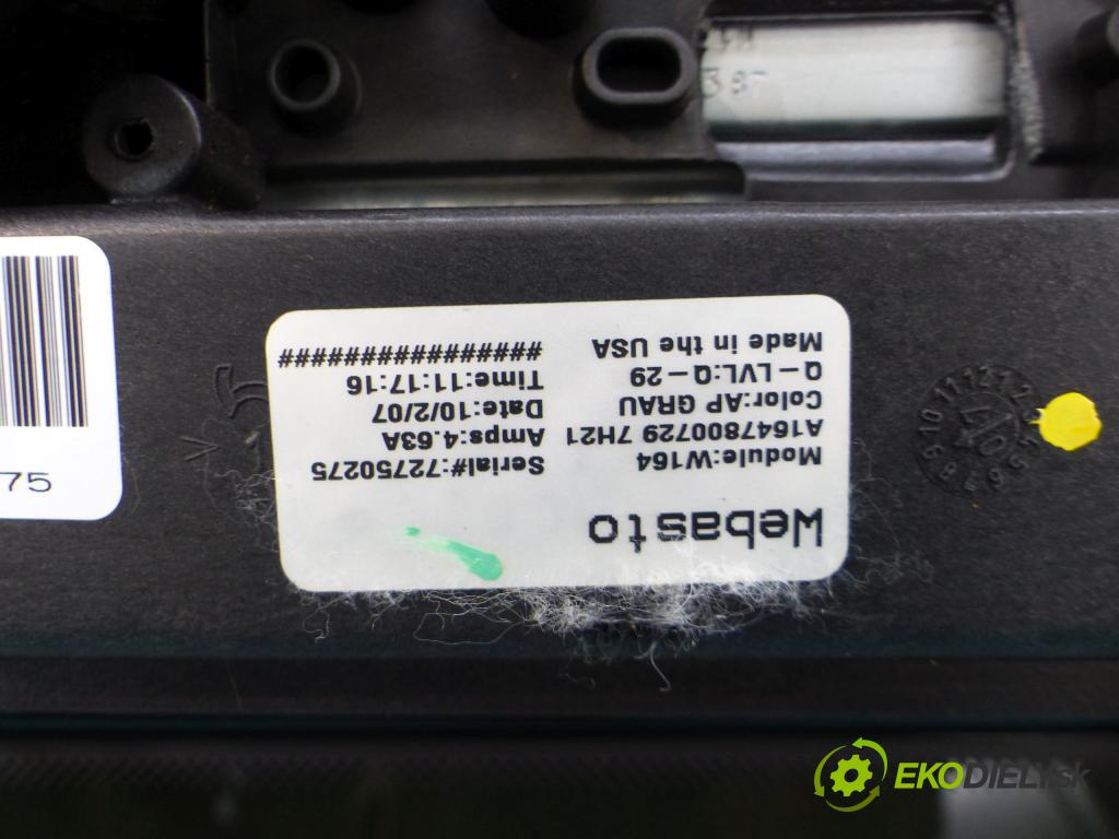 Mercedes ML W164 2005-2011 3.0 CDI 224 hp automatic 165 kW 2987 cm3  střešní okno A1647800729 (Okna karoserie)