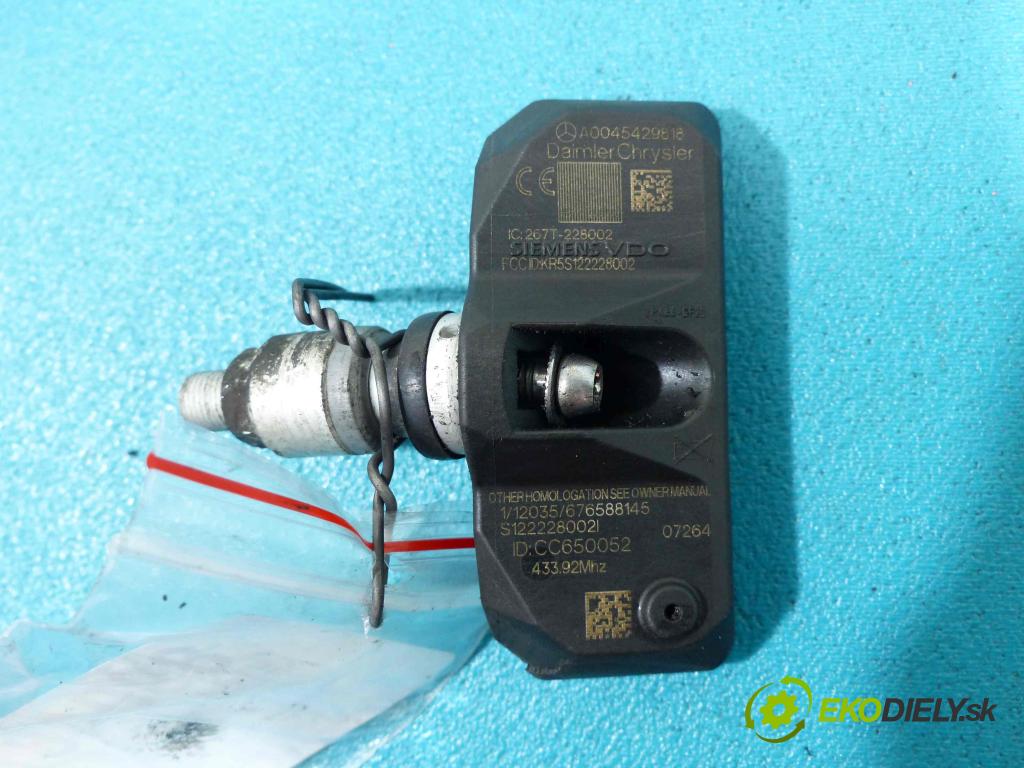 Mercedes ML W164 2005-2011 3.0 CDI 224 hp automatic 165 kW 2987 cm3  snímač tlaku A0045429818 (Snímače tlaku)