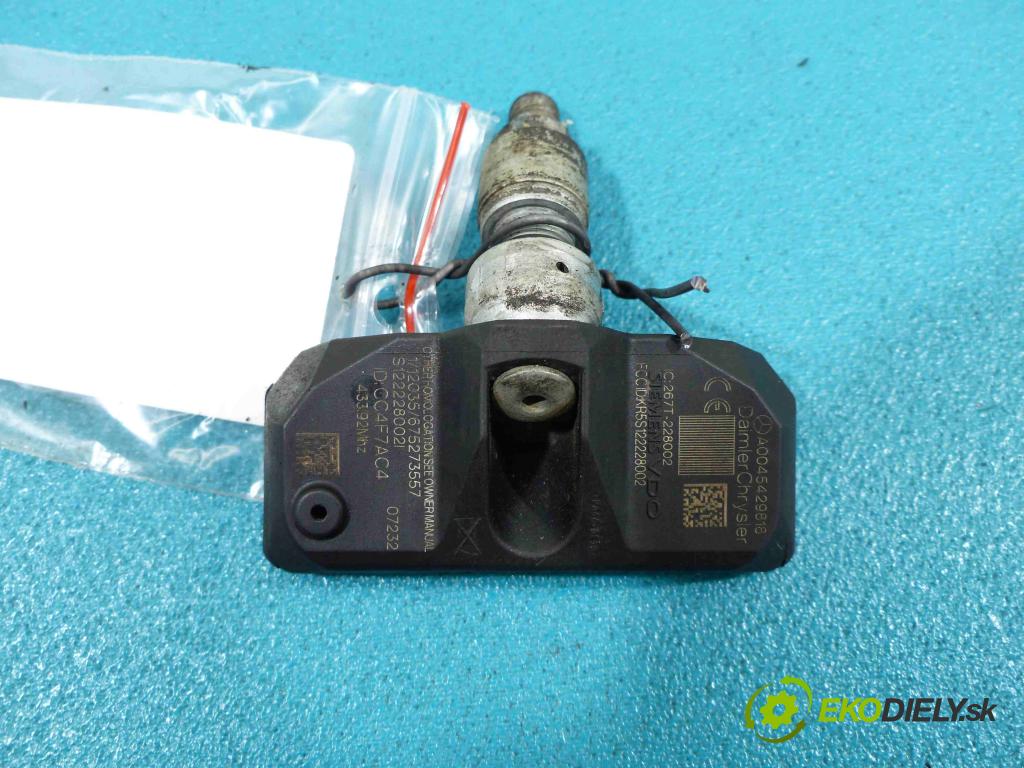 Mercedes ML W164 2005-2011 3.0 CDI 224 hp automatic 165 kW 2987 cm3  snímač tlaku A0045429818 (Snímače tlaku)