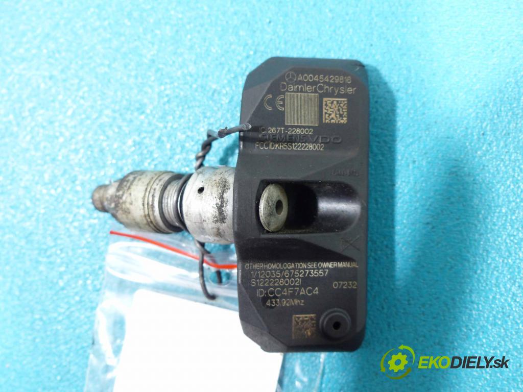 Mercedes ML W164 2005-2011 3.0 CDI 224 hp automatic 165 kW 2987 cm3  snímač tlaku A0045429818 (Snímače tlaku)