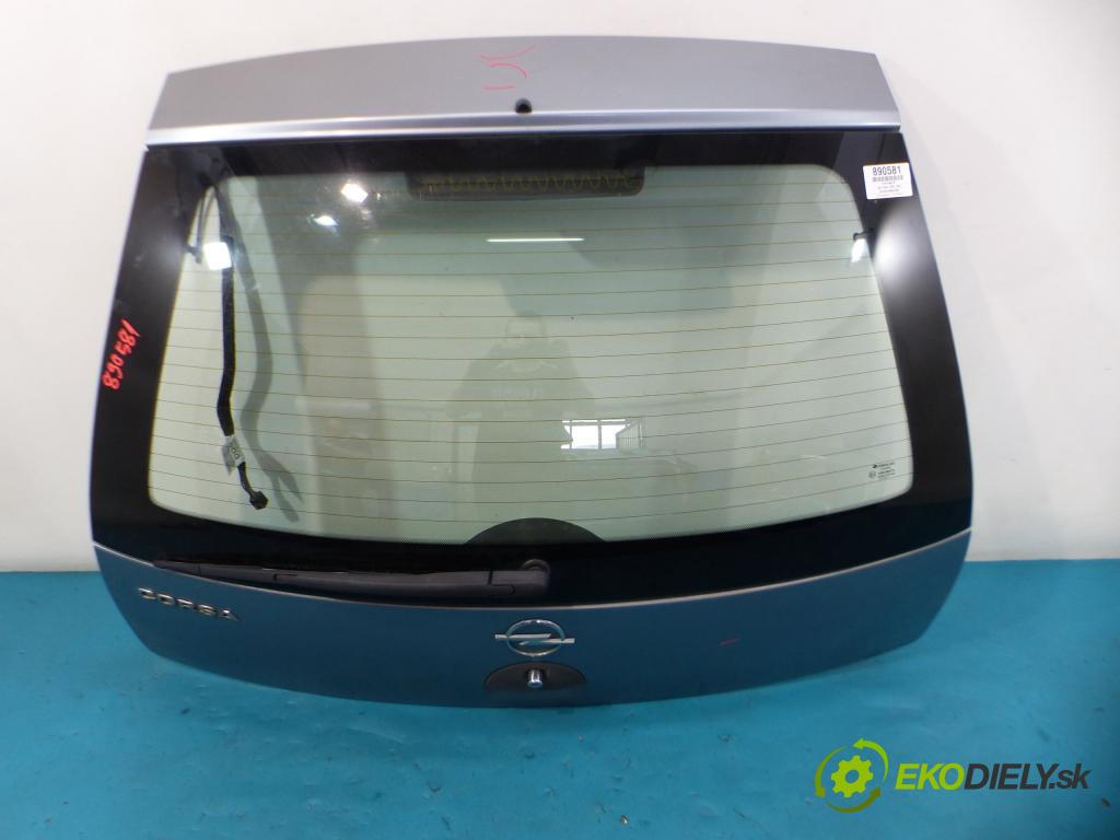 Opel Corsa C 2000-2006 1.2 16V 75 hp manual 55 kW 1199 cm3  zadní část kapota  (Zadní kapoty)
