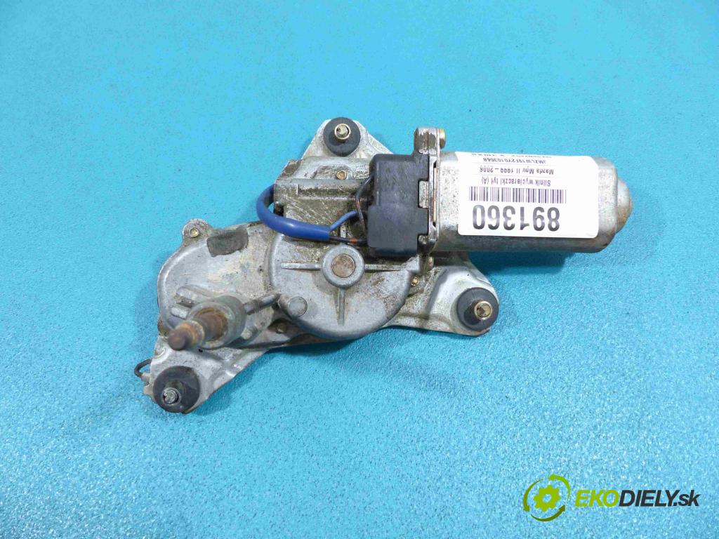 Mazda Mpv II 1999-2006 2.0 16V 122 hp manual 90 kW 1991 cm3 5- motor stěrače zadní část 849200-7142