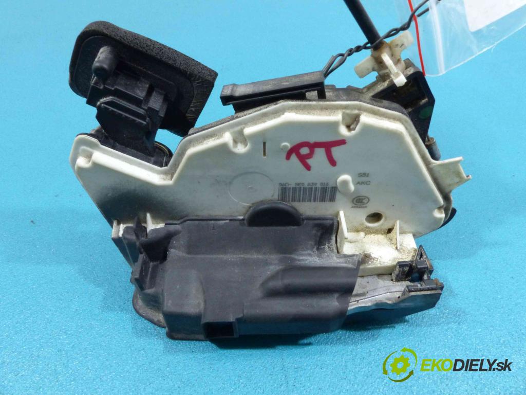 Seat Toledo IV 2012-2018 1.4 TDI 90 hp manual 66 kW 1422 cm3  zámok zadní část pravý 5E0839016