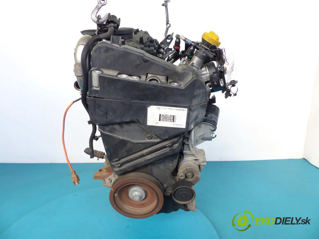 Renault Clio IV 2012-2019 1.5 DCI 75 hp manual 55 kW 1461 cm3  motor DIESLA K9K C 612