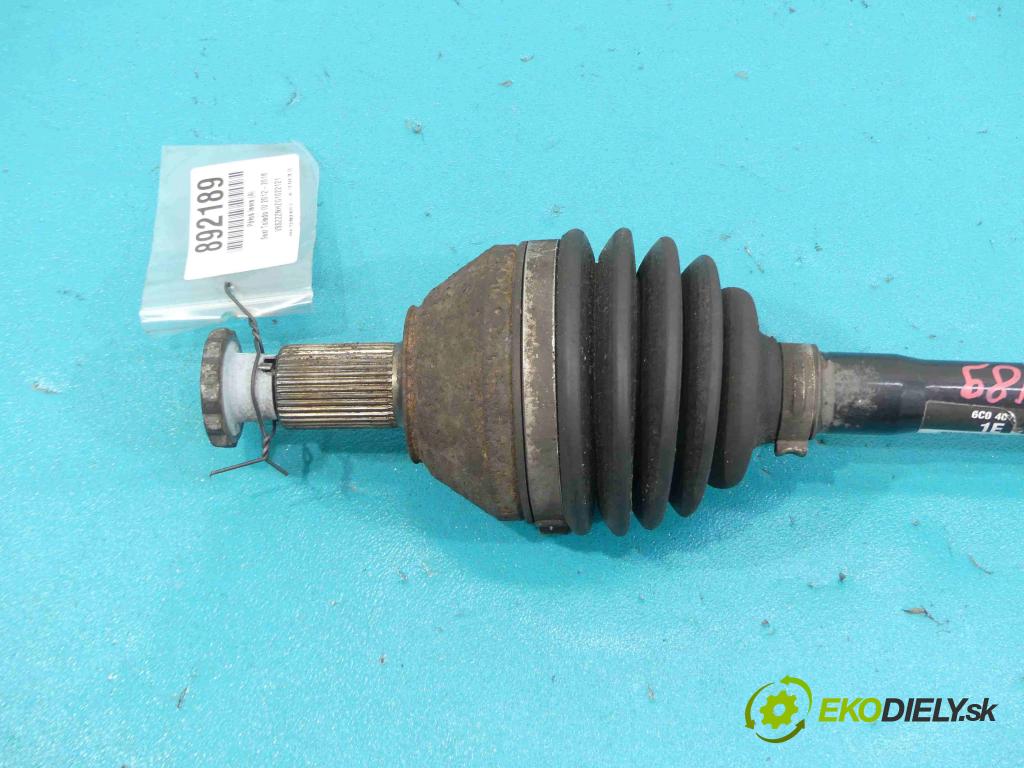 Seat Toledo IV 2012-2018 1.4 TDI 90 HP manual 66 kW 1422 cm3  Poloos ľavá strana  (Poloosy)