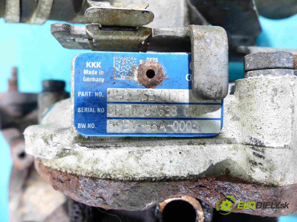 Seat Toledo IV 2012-2018 1.4 TDI 90 HP manual 66 kW 1422 cm3 5- Turbodúchadlo,turbo 04B253019G (Turbodúchadlá (kompletné))