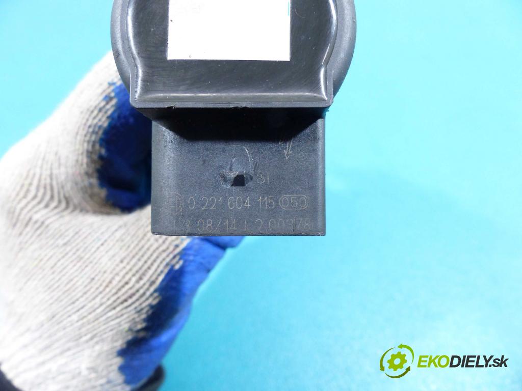 Skoda Superb II 2008-2015 1.8 TSI 160 HP manual 118 kW 1798 cm3 5- Cievka zapaľovacia 0221604115 (Zapaľovacie cievky, moduly)