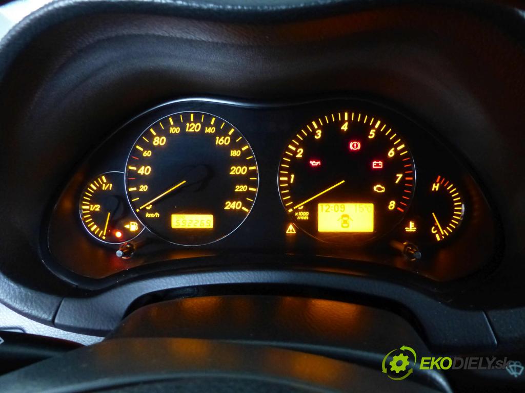 Toyota Avensis II T25 2003-2008 1.6 VVTI 110 HP manual 81 kW 1598 cm3 5- Prístrojovka MB257430-5217 (Prístrojové dosky, displeje)