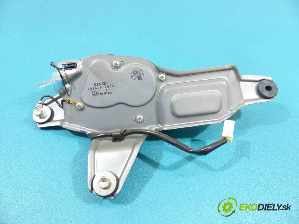 Suzuki Grand Vitara II 2005-2014 2.0 16V - 140 hp manual 103 kW 1995 cm3 5- motor stěrače zadní část 259600-0632