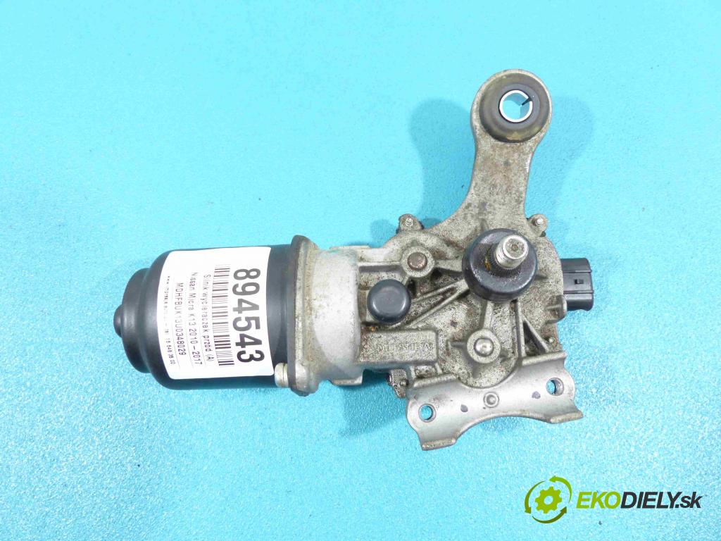 Nissan Micra K13 2010-2017 1.2 12V 80 hp manual 59 kW 1198 cm3 5- motor stěračů přední část 