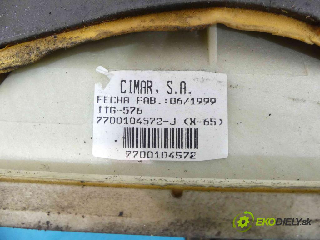 Renault Clio II 1998-2012 1,2.0 8V - 60 hp manual 44 kW 1149 cm3 3- kulisa - - 7700104572-J