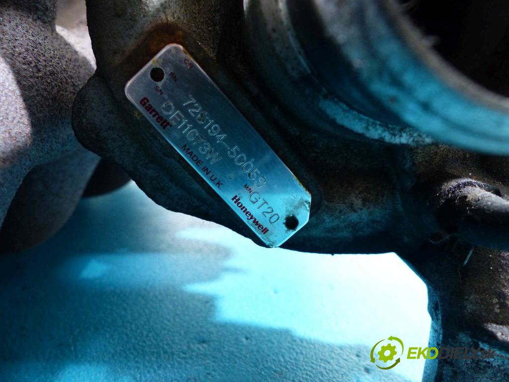 Ford Transit 2000-2006 2.0 tddi 86 HP manual 63 kW 1998 cm3 5- Turbodúchadlo,turbo 726194-5005S (Turbodúchadlá (kompletné))